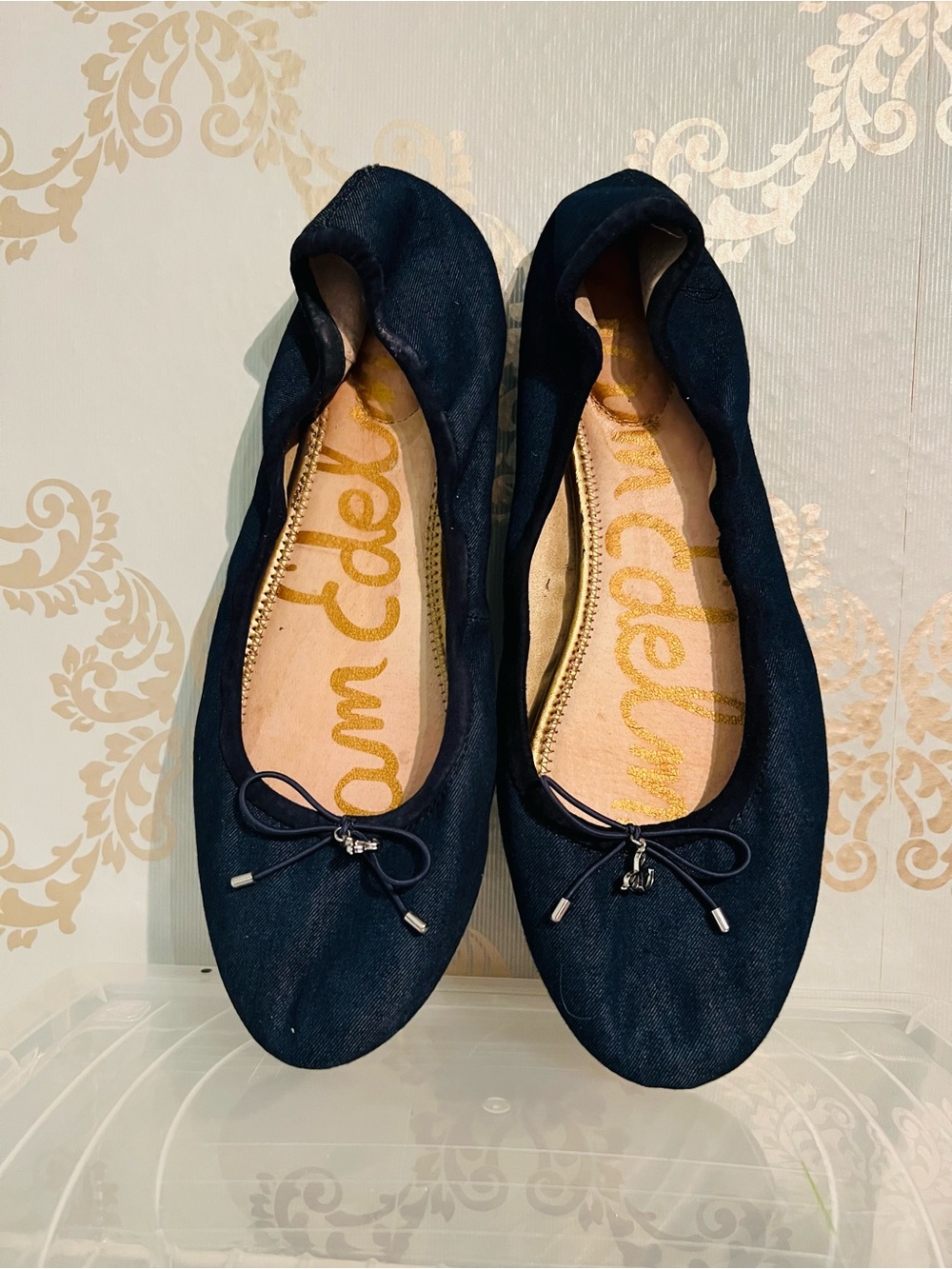 Sam Edelman Chambray Ballet Flats